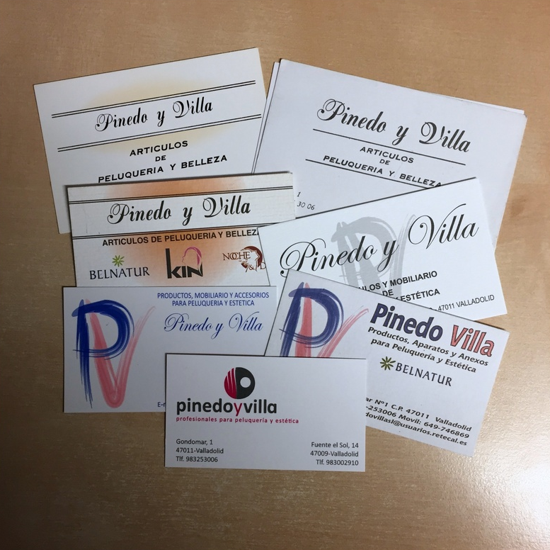 pinedo y villa - tarjetas de empresa